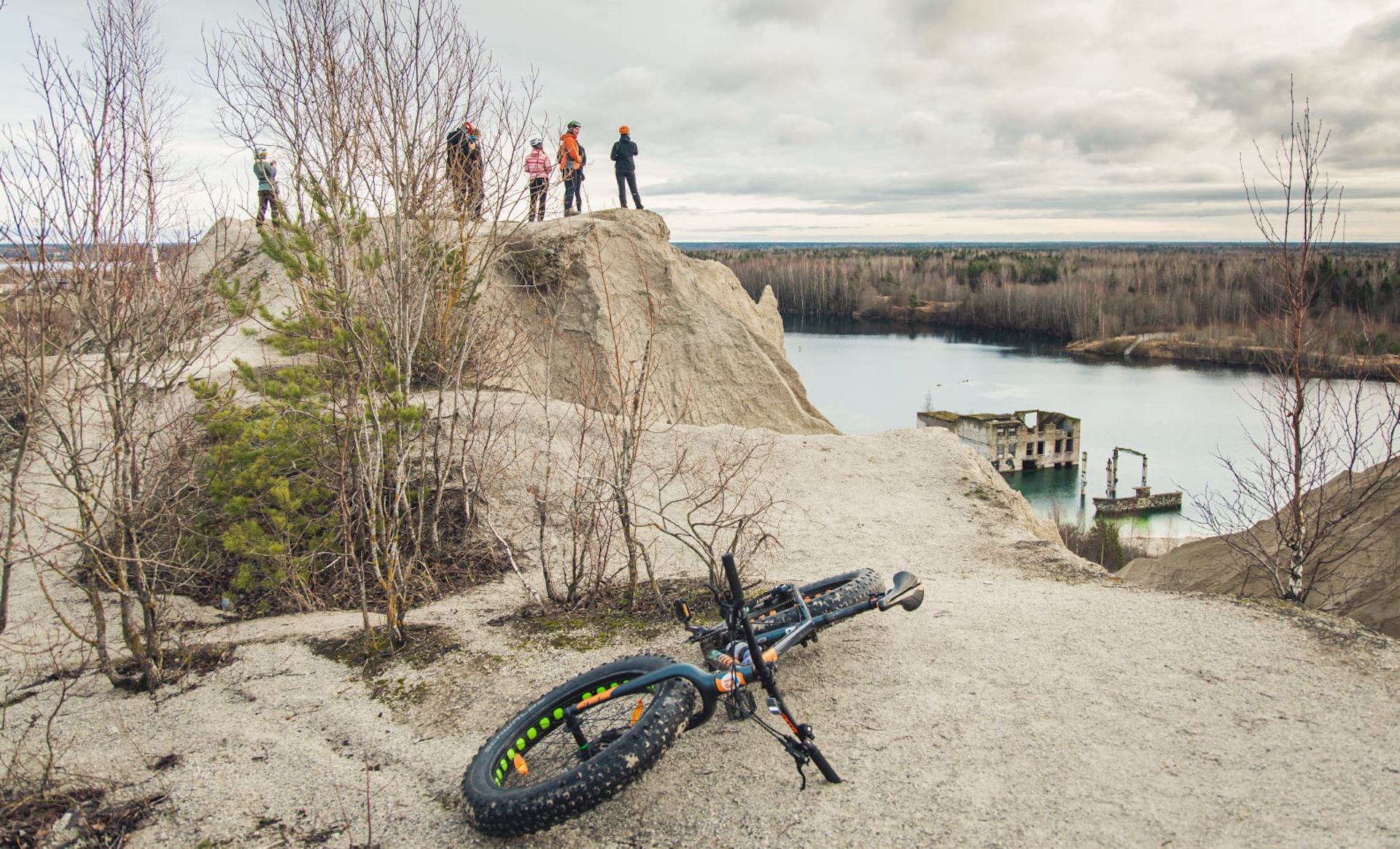 Giidiga fatbike matk Rummu karjääris